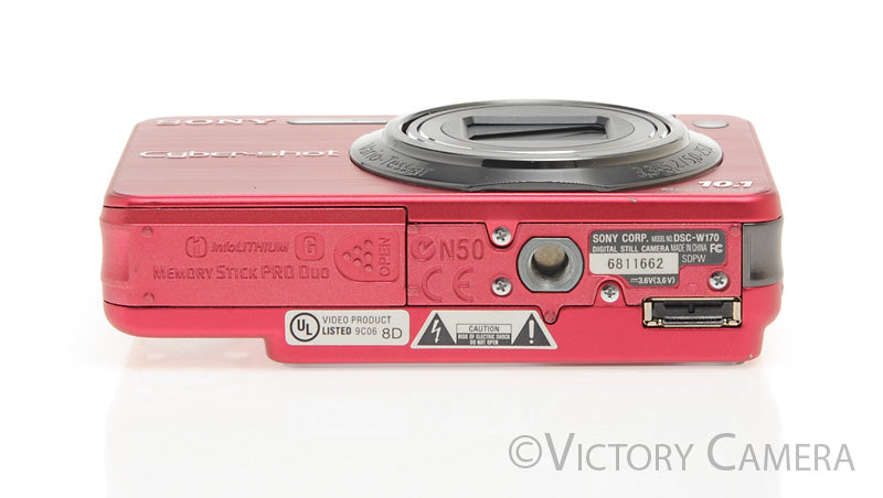 Sony CyberShot DSC-W170 Pink 10.1MP Digital Point &amp; Shoot Camera [EXC]