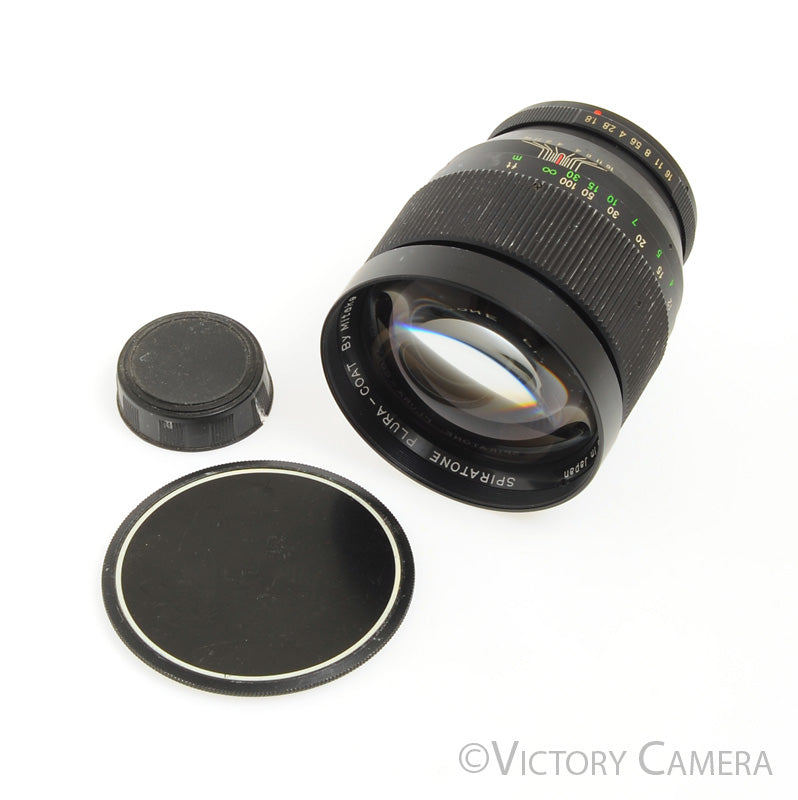 Spiratone Plura-Coat 135mm f1.8 FAST Telephoto Prime Lens for M42  [GOOD] - Victory Camera