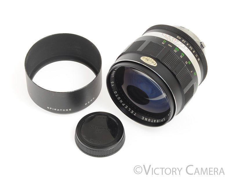 Spiratone YS 135mm f1.8 FAST Telephoto Prime Lens for Olympus OM [EXC] - Victory Camera