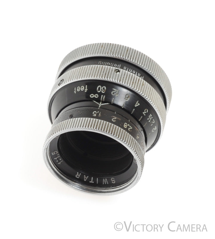 Kern-Paillard Switar Bolex 12.5mm F1.5 D Mount Cine Wide Lens