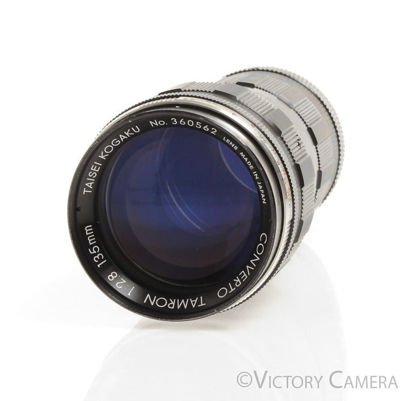 Tamron Converto 135mm f2.8 + 225mm f5.6 Adapter for M42 [EXC+] - Victory Camera