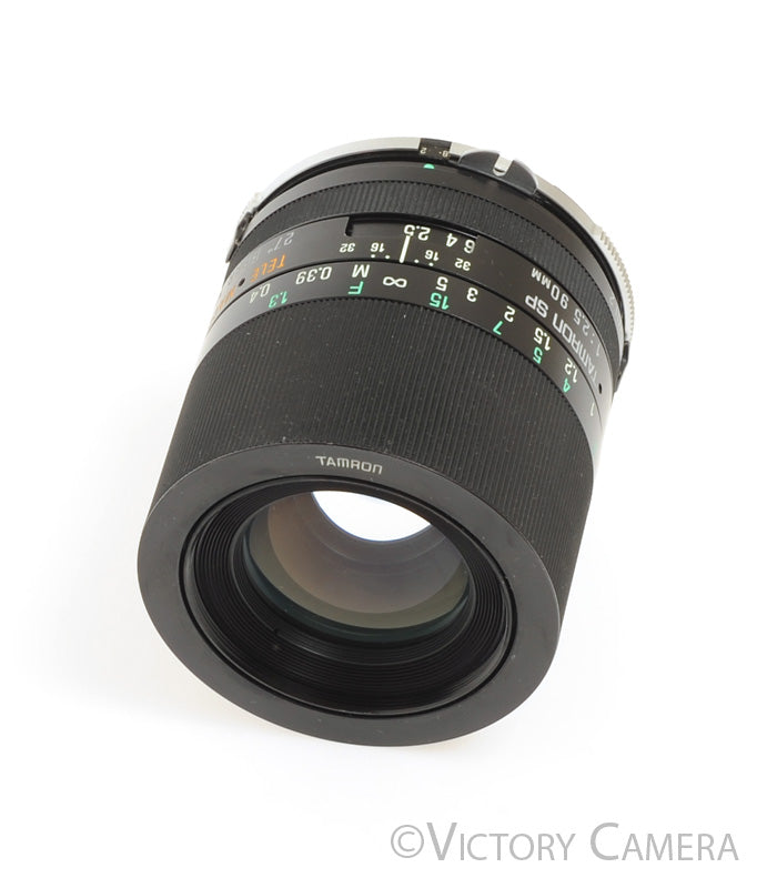 Tamron SP 90mm F2.5 Macro Adaptall Lens w/ Adaptall 2 for Nikon AI [MINT-] - Victory Camera