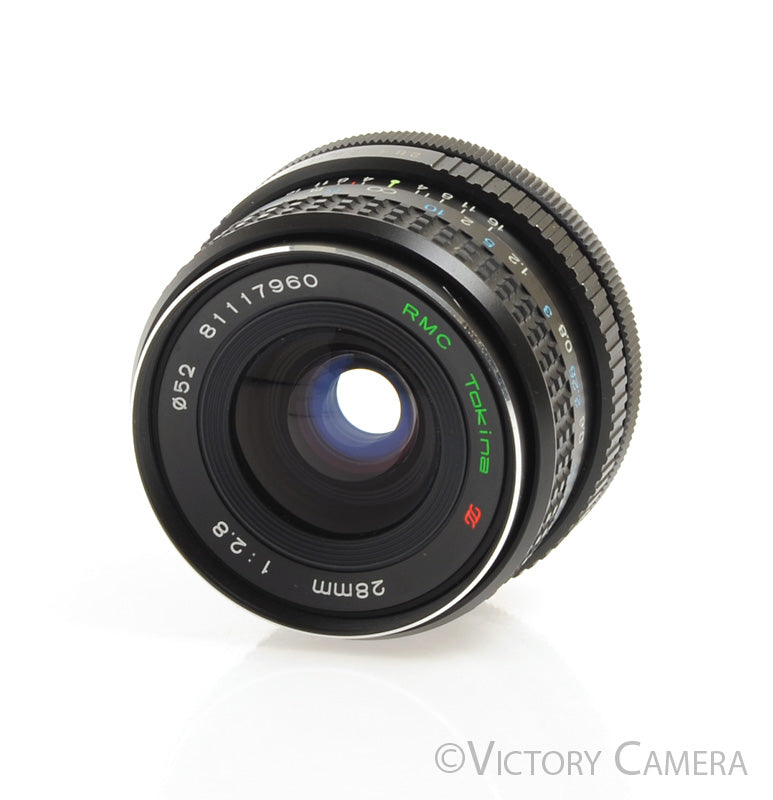 Tokina RMC 28mm f2.8 Wide Angle Prime Lens for Canon FD [MINT-] - Victory Camera