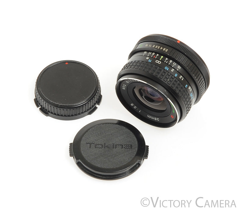 Tokina RMC 28mm f2.8 Wide Angle Prime Lens for Canon FD [MINT-] - Victory Camera