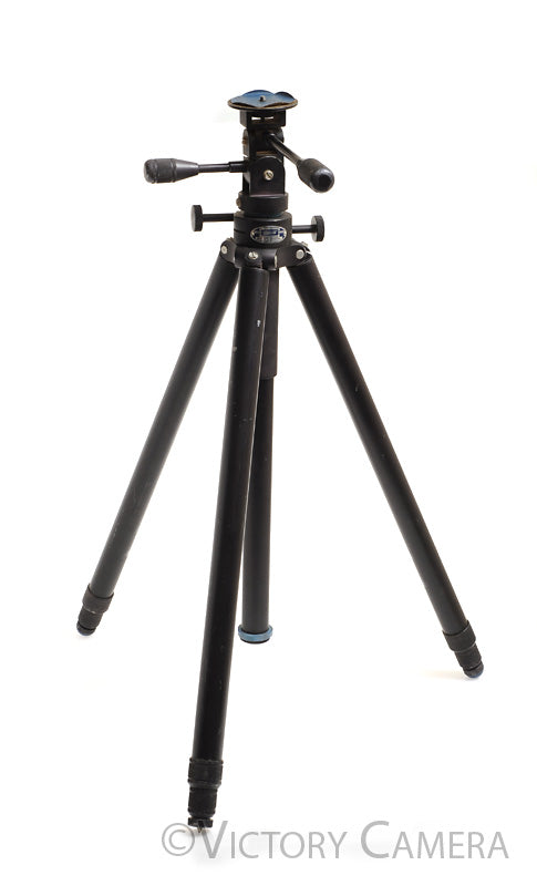 Leica Leitz 4602 Tiltall Black Metal Heavy Duty Tripod w/ 1/4" Mount (~70" Tall) - Victory Camera