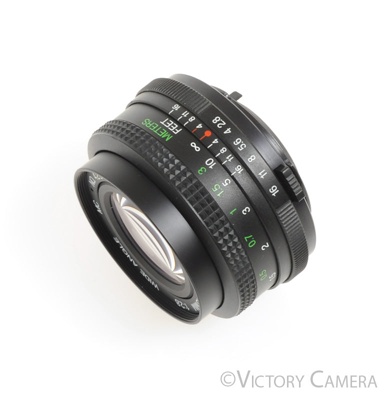 Vivitar 28mm f2.8 MC Wide Angle Lens for Olympus OM [EXC] - Victory Camera