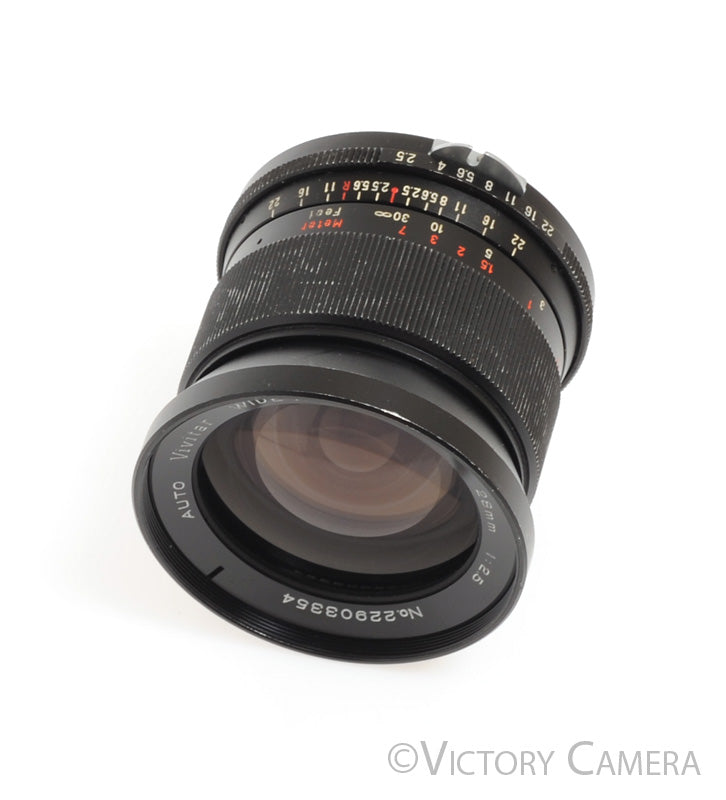 Vivitar 28mm F2.5 Auto Wide-Angle Prime Lens for Nikon Non-AI  [EXC] - Victory Camera