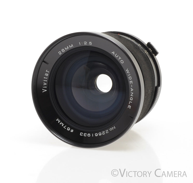 Vivitar 28mm F2.5 Auto Wide-Angle Prime Lens for Olympus OM [EXC-]