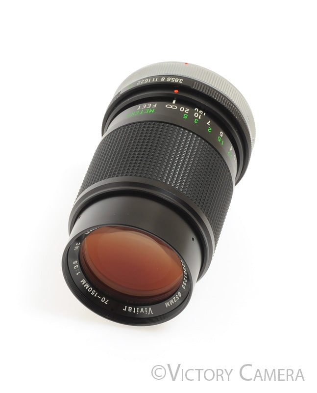 Vivitar 70-150mm f3.8 MC Macro Zoom Lens for Canon FD   [EXC+] - Victory Camera