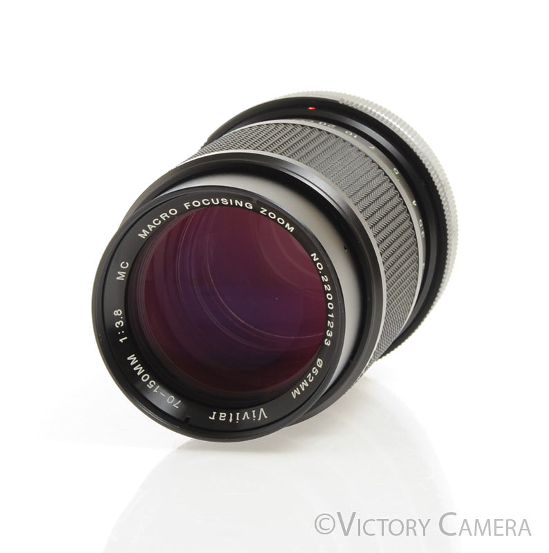 Vivitar 70-150mm f3.8 MC Macro Zoom Lens for Canon FD   [EXC+] - Victory Camera