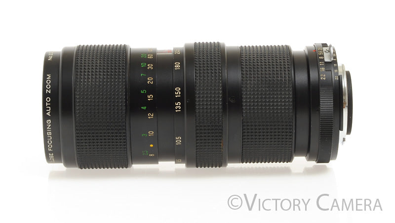 Vivitar 75-205mm f3.8 Telephoto Macro Zoom Lens for Nikon AI [EX+] - Victory Camera