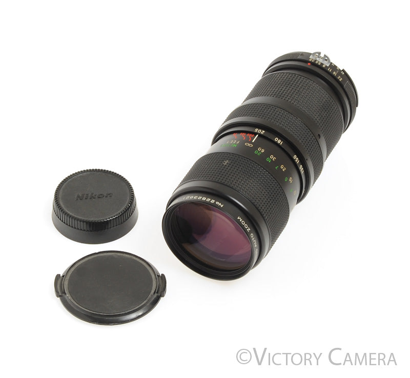 Vivitar 75-205mm f3.8 Telephoto Macro Zoom Lens for Nikon AI [EX+] - Victory Camera