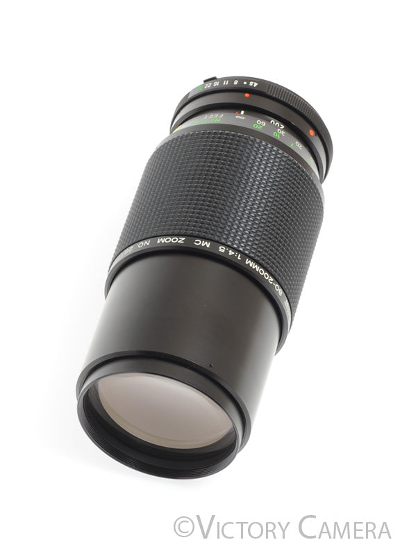 Vivitar 80-200mm f4.5 MC Telephoto Zoom Lens for Minolta -Clean-