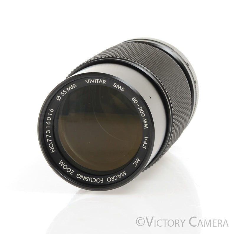 Vivitar SMS 80-200mm f4.5 Macro Telephoto Lens for Pentax K Mount [EXC+] - Victory Camera