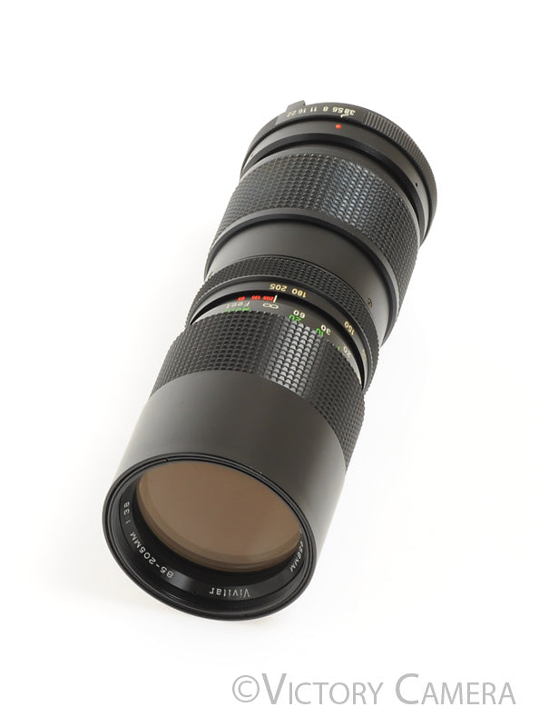 Vivitar 85-205mm f3.8 Telephoto Zoom Lens for Minolta Manual Focus [EX+] - Victory Camera