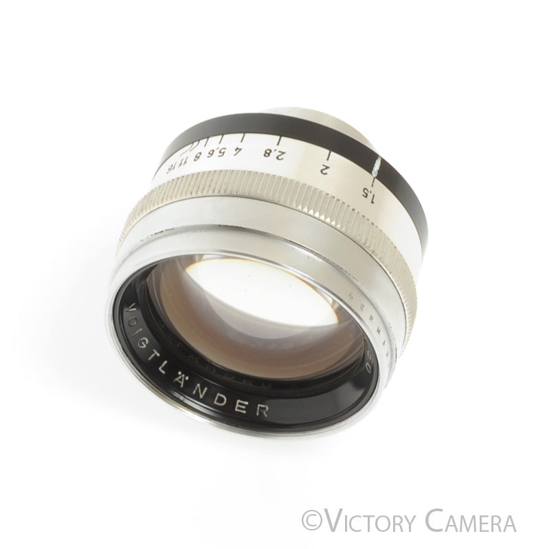 Voigtlander 50mm f1.5 Nokton Prime Lens for Prominent [EX] - Victory Camera