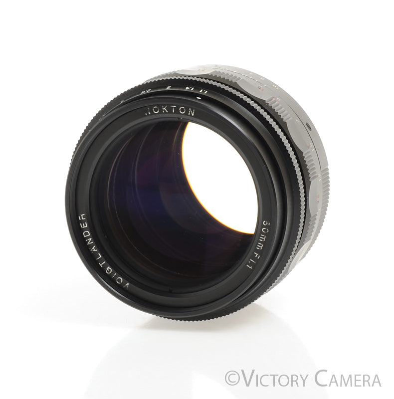 Voigtlander Nokton 50mm f1.1 Leica M Mount Prime Lens [EXC+] - Victory Camera