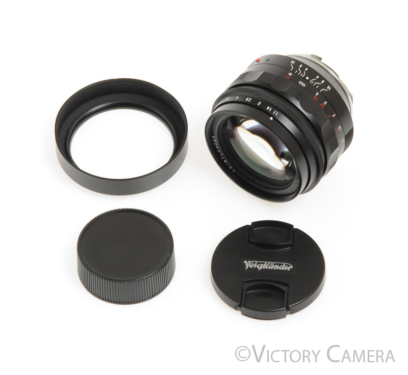 Voigtlander Nokton 50mm f1.1 Leica M Mount Prime Lens [EXC+] - Victory Camera