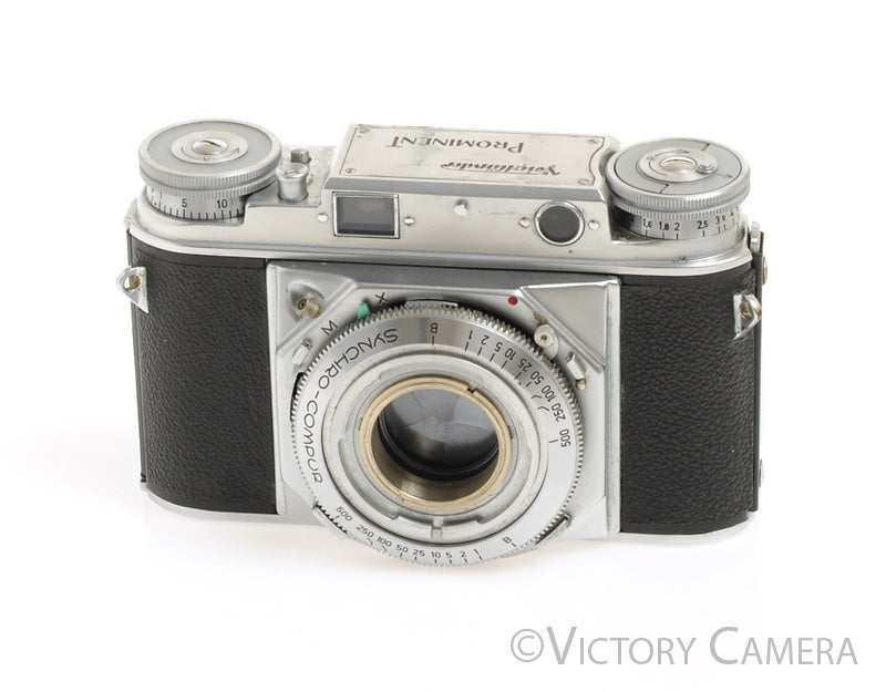 Voigtlander Prominent Chrome 35mm Rangefinder Camera [EX] - Victory Camera