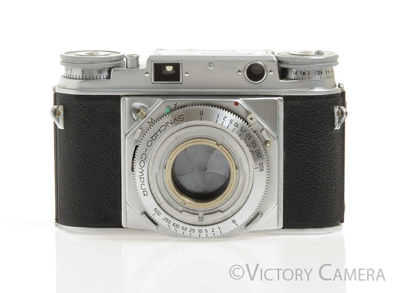 Voigtlander Prominent Chrome 35mm Rangefinder Camera [EX] - Victory Camera