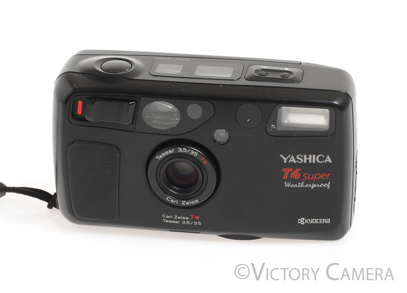 Yashica T4 Super Weatherproof 35mm Film Point And Shoot W Wlf Cool