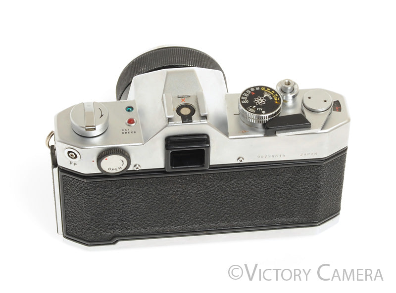 Yashica TL Electro X Chrome 35mm SLR w/ 50mm f1.7 Prime Lens -No Meter- [Good] - Victory Camera