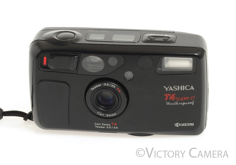 Yashica T4 Super D Weatherproof 35mm Film Point &amp; Shoot w/ WLF [EXC] - Victory Camera