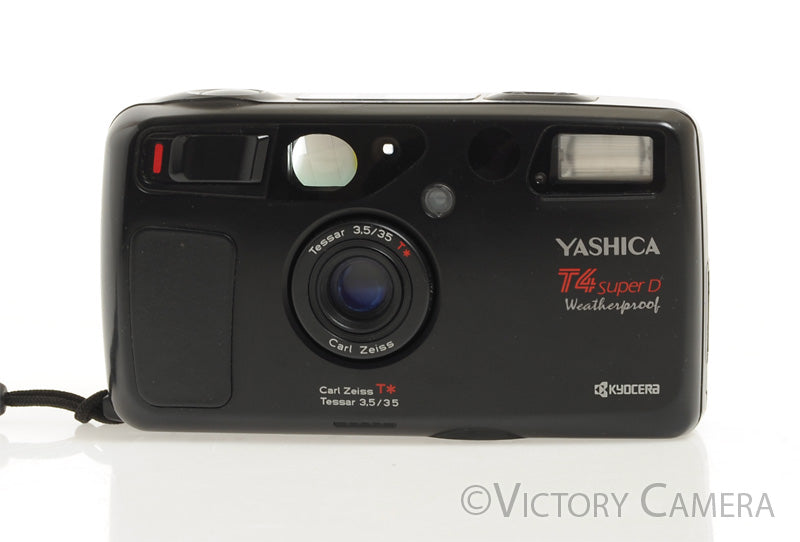 Yashica T4 Super D Weatherproof 35mm Film Point &amp; Shoot w/ WLF [EXC] - Victory Camera