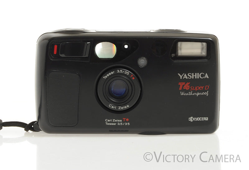 Yashica T4 Super D Weatherproof 35mm Film Point &amp; Shoot w/ WLF [EXC] - Victory Camera