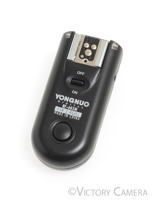 Yongnuo RF-603N Wireless Flash Trigger for Nikon [EXC] - Victory Camera