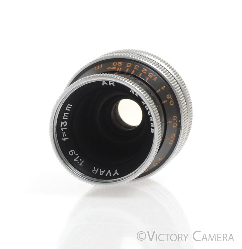 Kern-Paillard YVAR 13mm f1.9 AR D Mount 8mm Cine Lens - Victory Camera