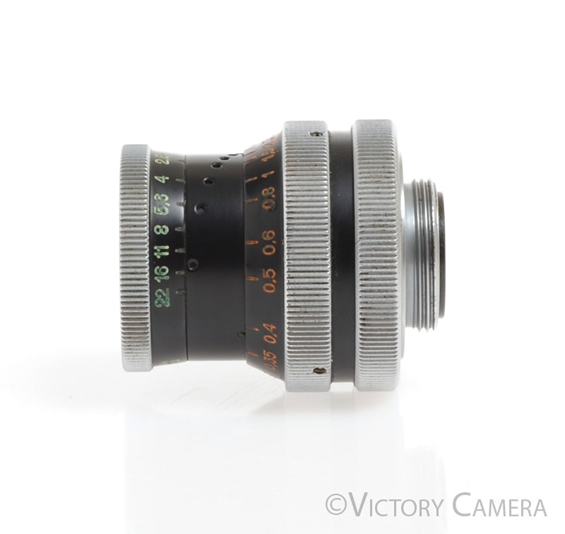 Kern-Paillard YVAR 13mm f1.9 AR D Mount 8mm Cine Lens - Victory Camera