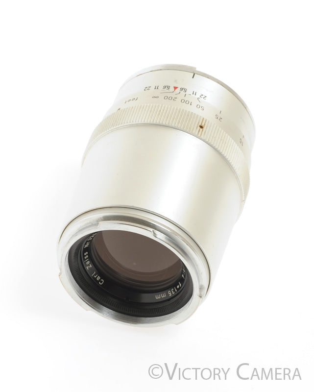 Carl Zeiss Sonnar 135mm f4 Telephoto Prime Lens for Contarex [EX+] - Victory Camera