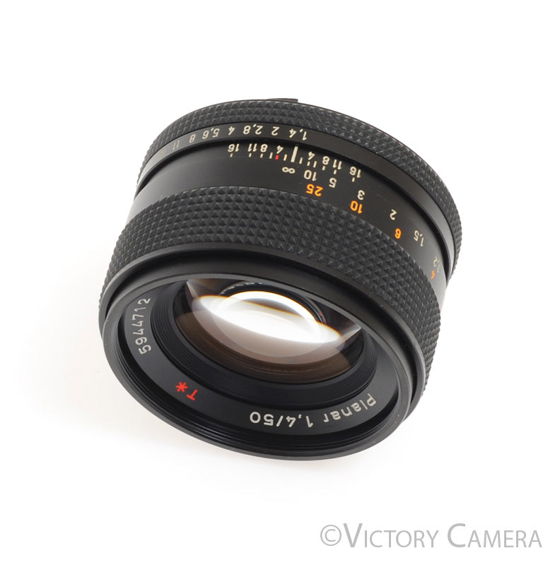 Carl Zeiss Planar T* 50mm F1.4 Standard Prime Lens for Yashica / Contax [EXC] - Victory Camera