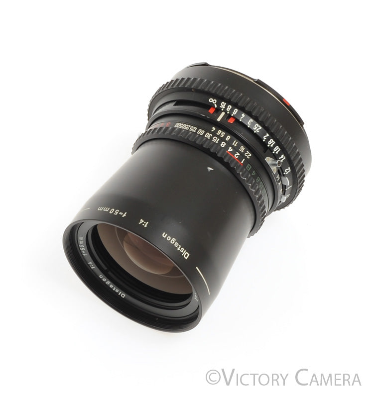 Hasselblad 50mm f4.0 Distagon Black C T* Wide Lens w/ Bubble [EXC+] - Victory Camera