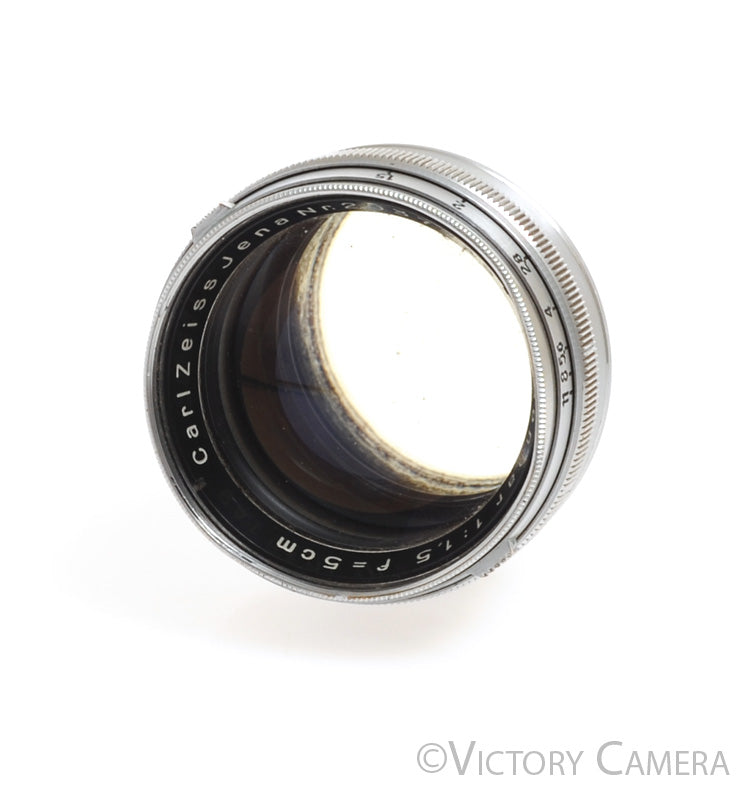 Carl Zeiss Jena 5cm 50mm f1.5 Sonnar Lens for Contax Rangefinders [AS-IS] - Victory Camera