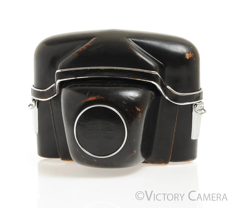 Zeiss Ikon Contarex &quot;Bullseye&quot; Camera Everready Case Black [EXC-] - Victory Camera