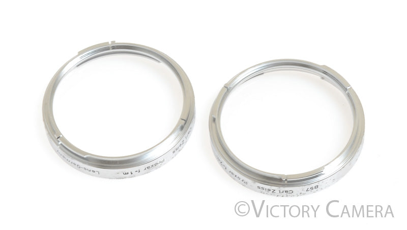 Hasselblad B50 (B57) Chrome Carl Zeiss Proxar f=1m &amp; f=2m Close Up Filter Set [EXC] - Victory Camera