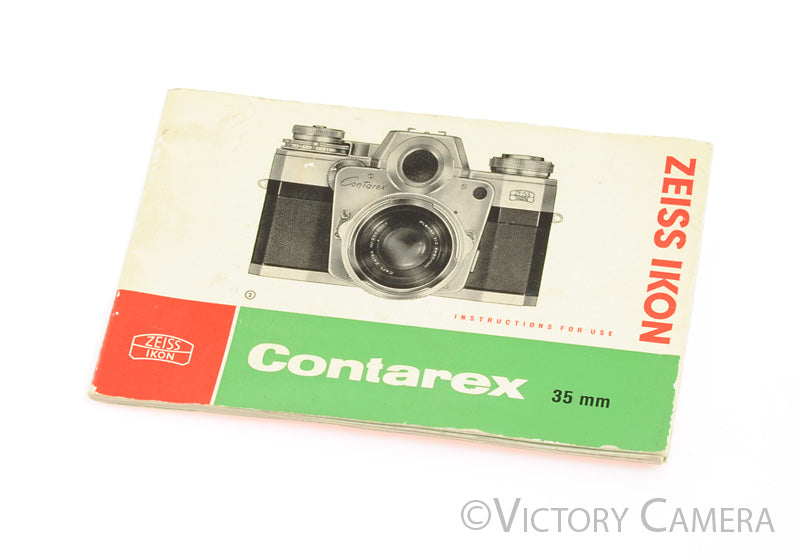 Zeiss Ikon Contarex &quot;Bullseye&quot; Camera Manual [EX] - Victory Camera