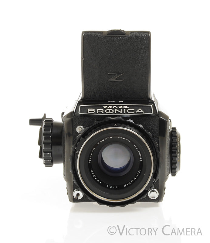 Zenza Bronica S2A 6x6 Medium Format Camera w/ 75mm f2.8 Lens 120 Back [EXC] - Victory Camera