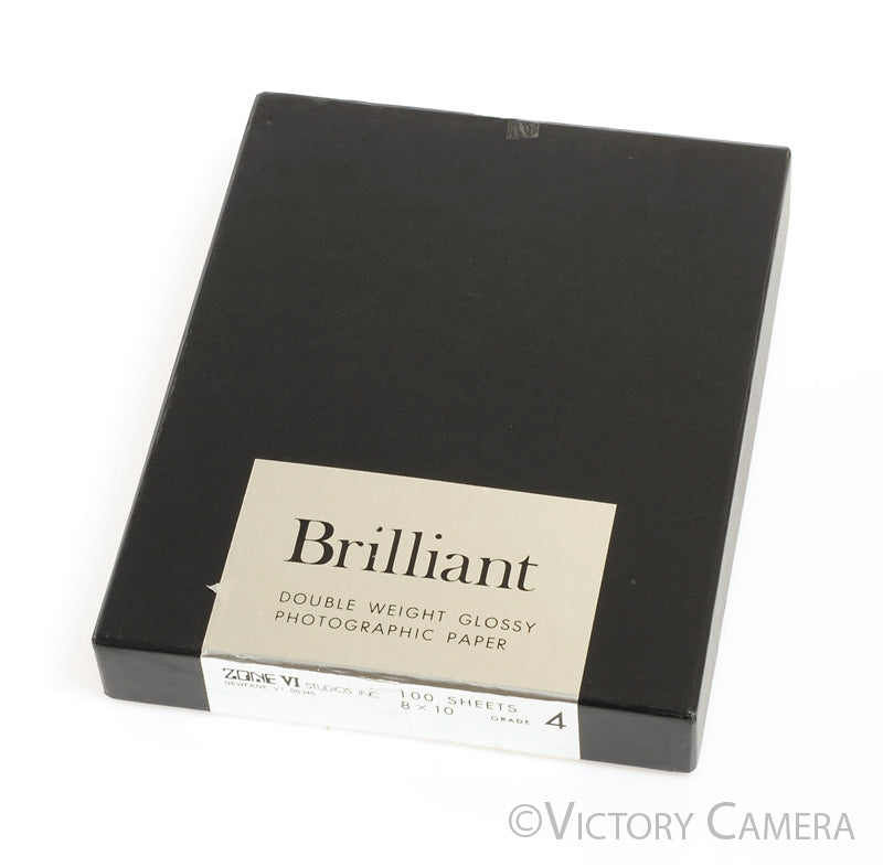 Zone VI Brilliant 8x10 #4 Graded B&amp;W Photo Paper 75 Sheets -Partial, Cold Stored- [EXC] - Victory Camera