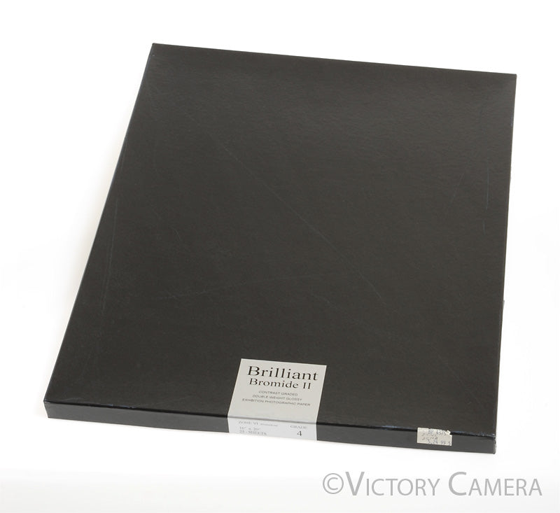 Zone VI Brilliant 25 Sheet 16x20 Grade 4 Photo Paper -Sealed, Cold Stored- [EXC] - Victory Camera