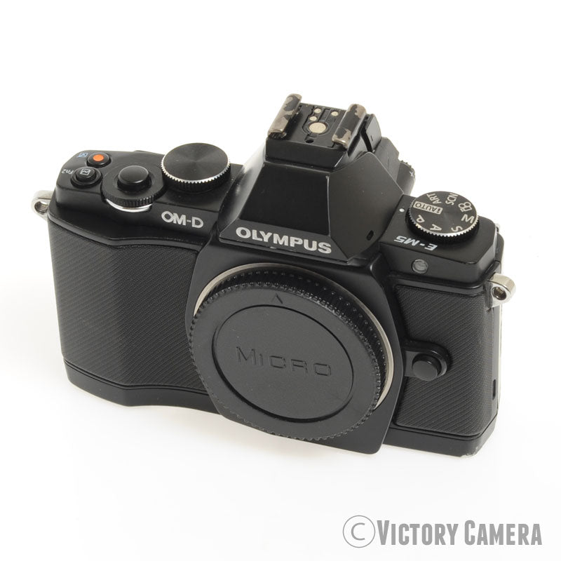 Olympus OM-D E-M5 16.1MP Black Mirrorless Digital Camera Body  [EXC-] - Victory Camera