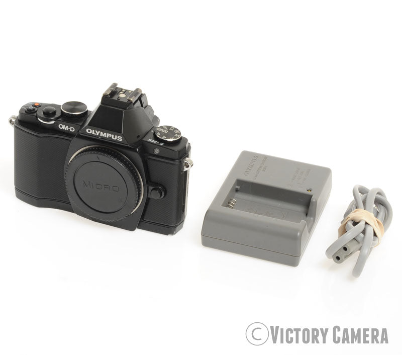 Olympus OM-D E-M5 16.1MP Black Mirrorless Digital Camera Body  [EXC-] - Victory Camera