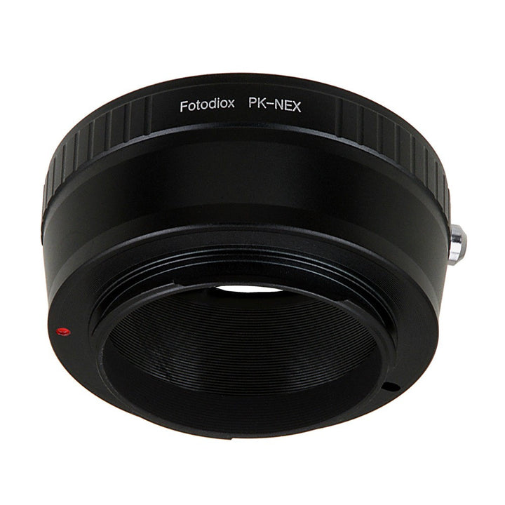 Fotodiox Lens Mount Adapter - Pentax K Mount (PK) SLR Lens to Sony Alpha E-Mount Mirrorless Camera Body - Victory Camera