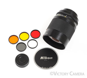Nikon Reflex-Nikkor 500mm f8 Non-AI Mirror Reflex Lens -Clean w/ Filte