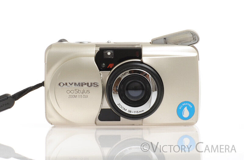 Olympus Stylus Zoom 115 DLX Point & Shoot Camera w/38-115mm Lens -As i