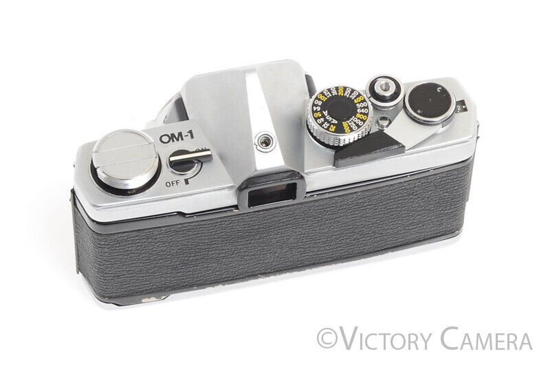 Olympus OM-1 MD Chrome Film Camera Body -Bargain, No Meter-